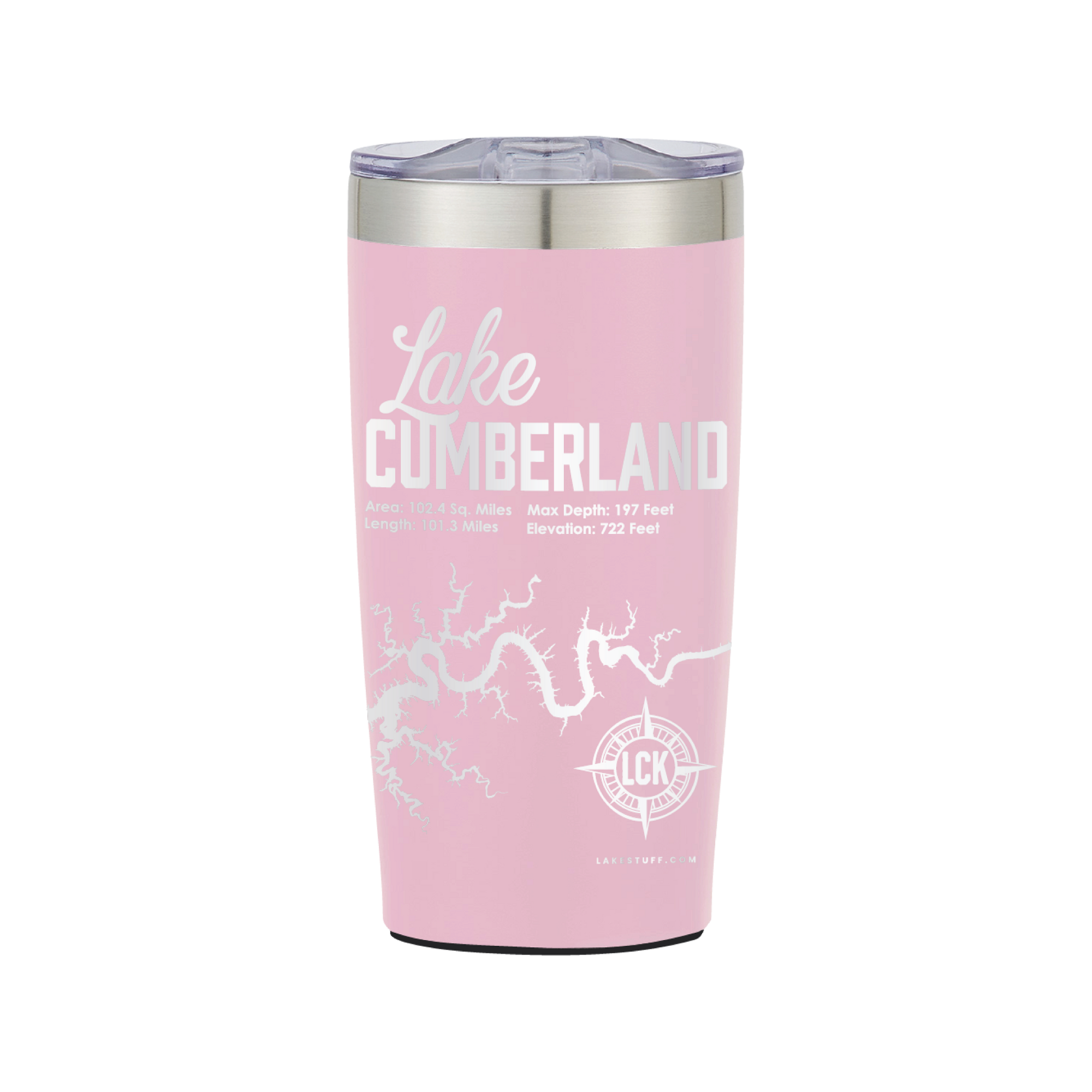 LC Map Engraved Tumbler